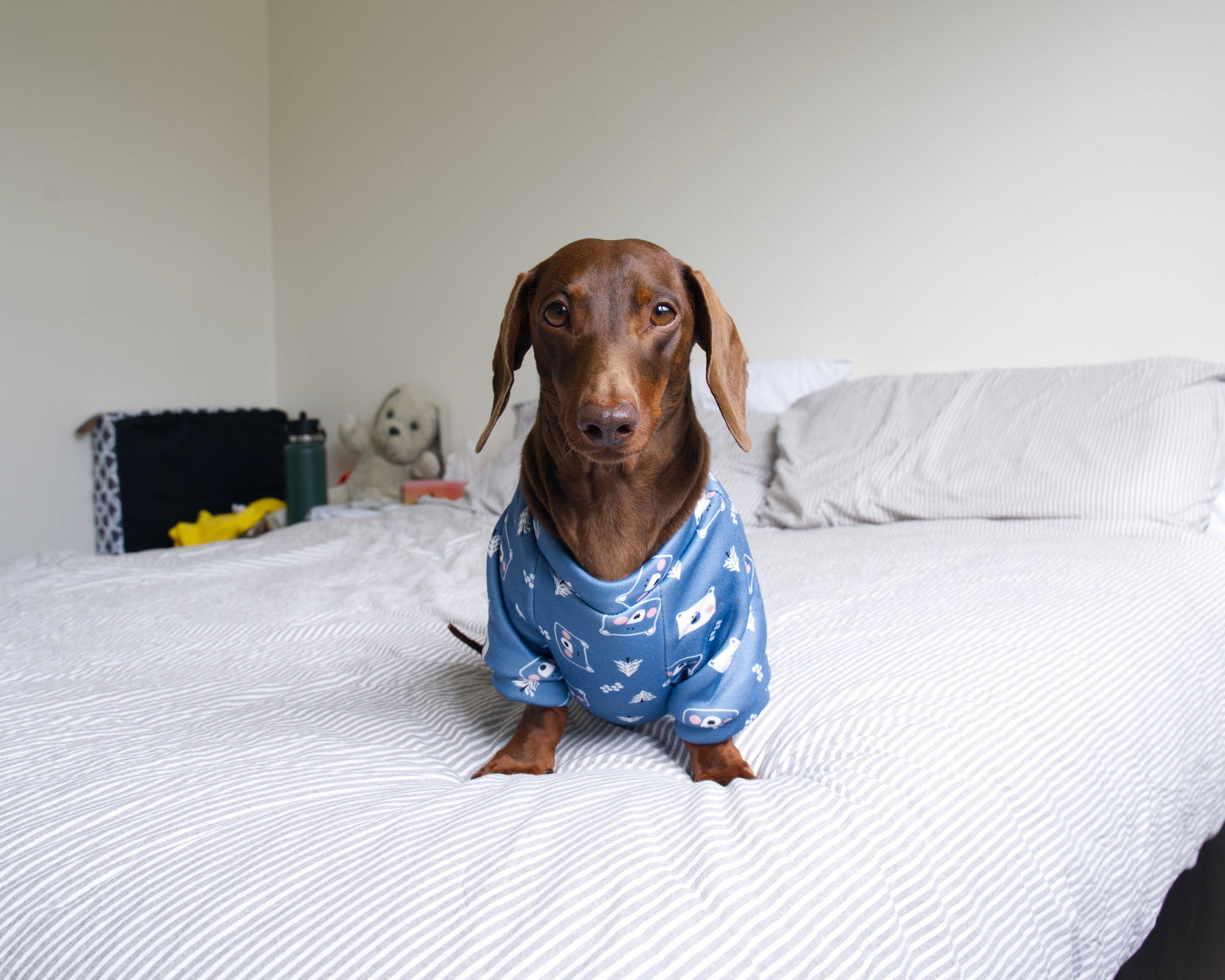 Bear Print Sweater Fleece Sweatshirt